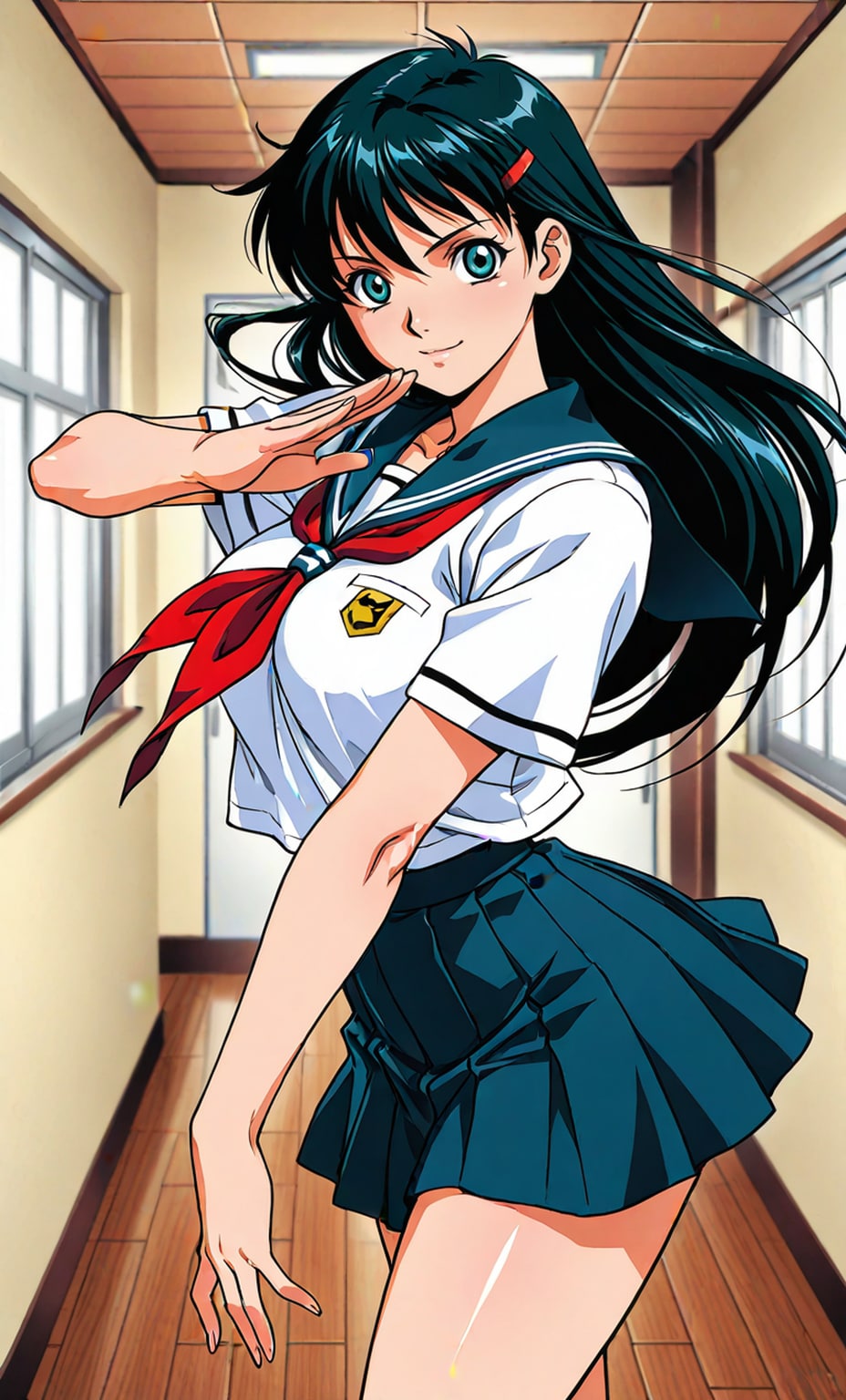 廊下でバトルしたがるJK！・・学園の強者達に謎体術を見せつけたい！！