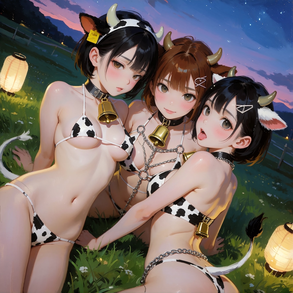 ３頭の牝牛
