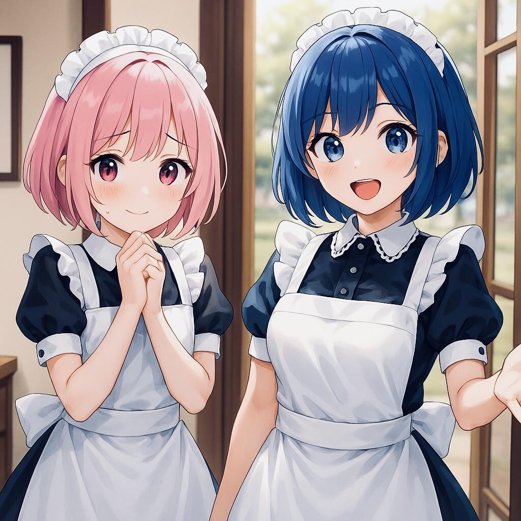 同人サークルぶるずあいのマスコットキャラクターあいちゃんと