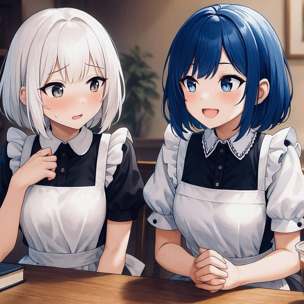 同人サークルぶるずあいのマスコットキャラクターあいちゃんと