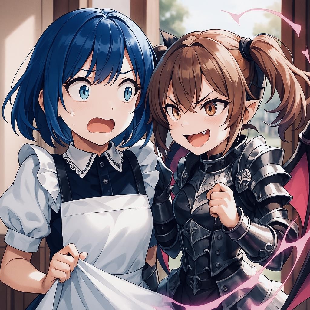 同人サークルぶるずあいのマスコットキャラクターあいちゃんと