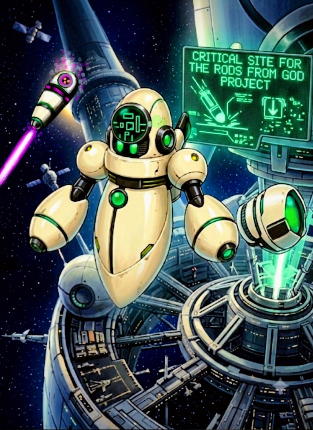Dr.ケイオスの、　　　　　　　　　　　　　　　　　オリジナルナンバーズロボット。