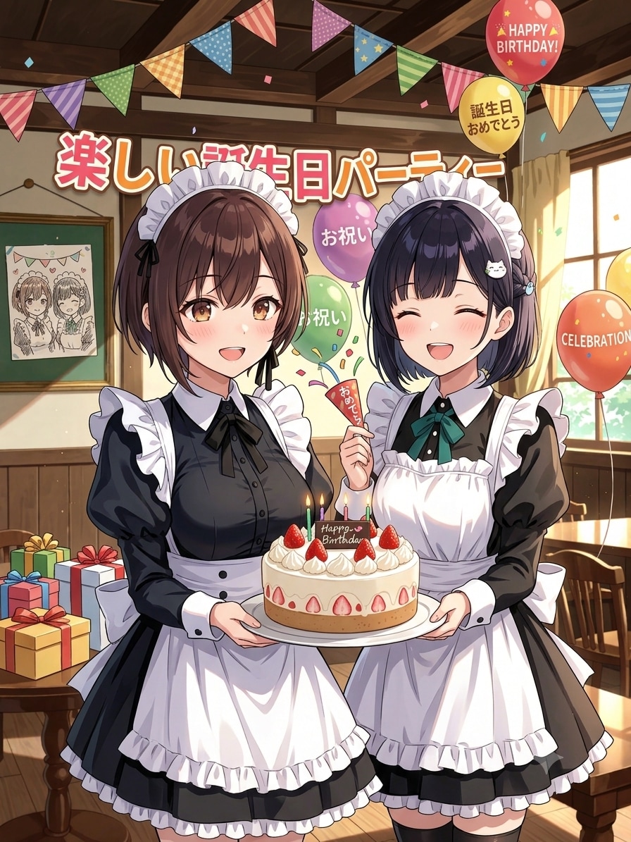 綾瀬 結衣ちゃん&エイミー・テイラーさん、お誕生日FA
