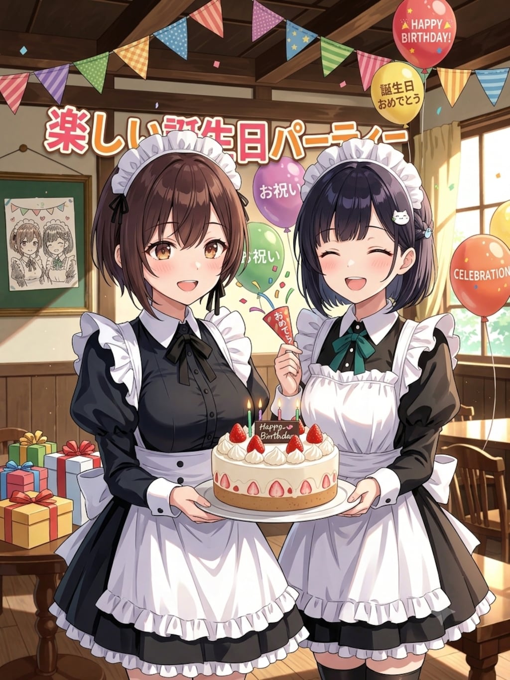綾瀬 結衣ちゃん&エイミー・テイラーさん、お誕生日FA