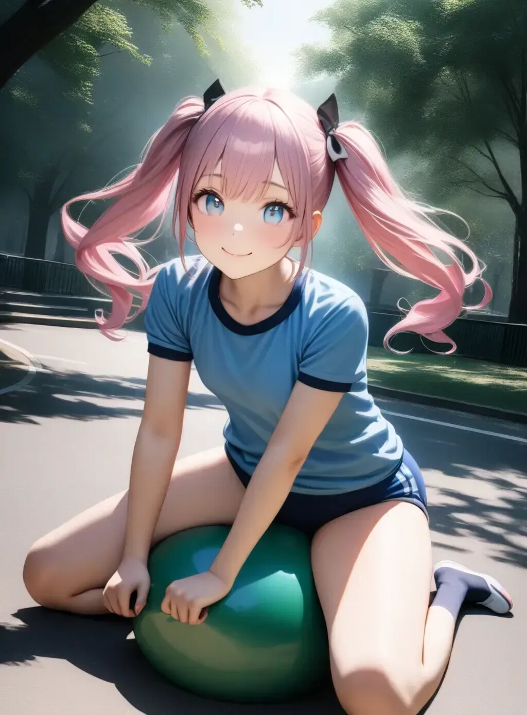 ボールでトレーニング