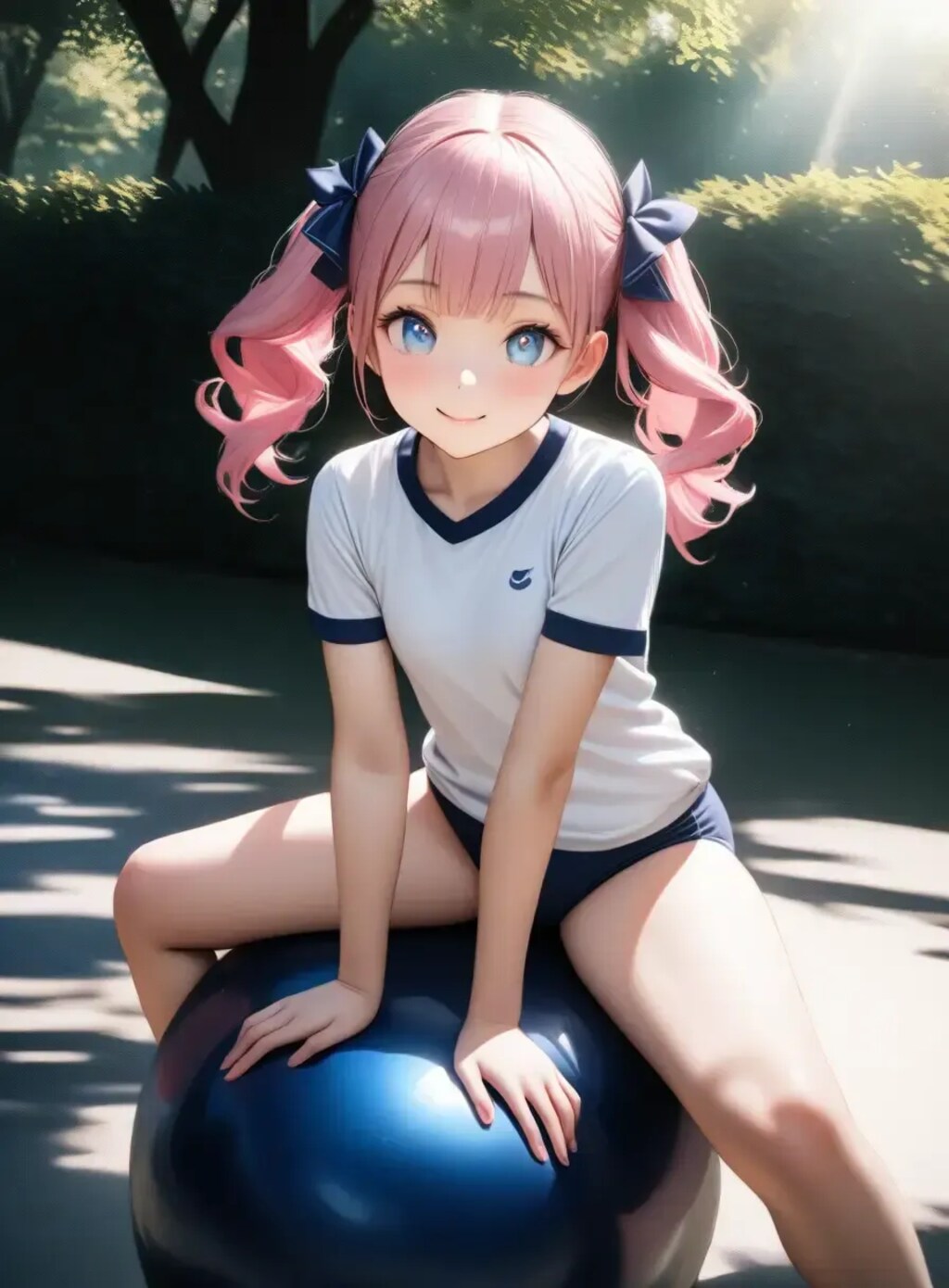 ボールでトレーニング