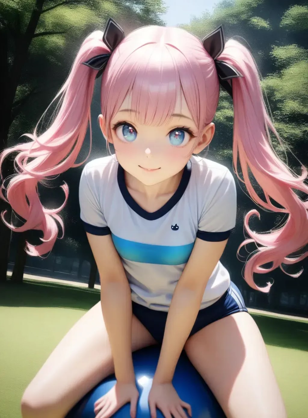 ボールでトレーニング