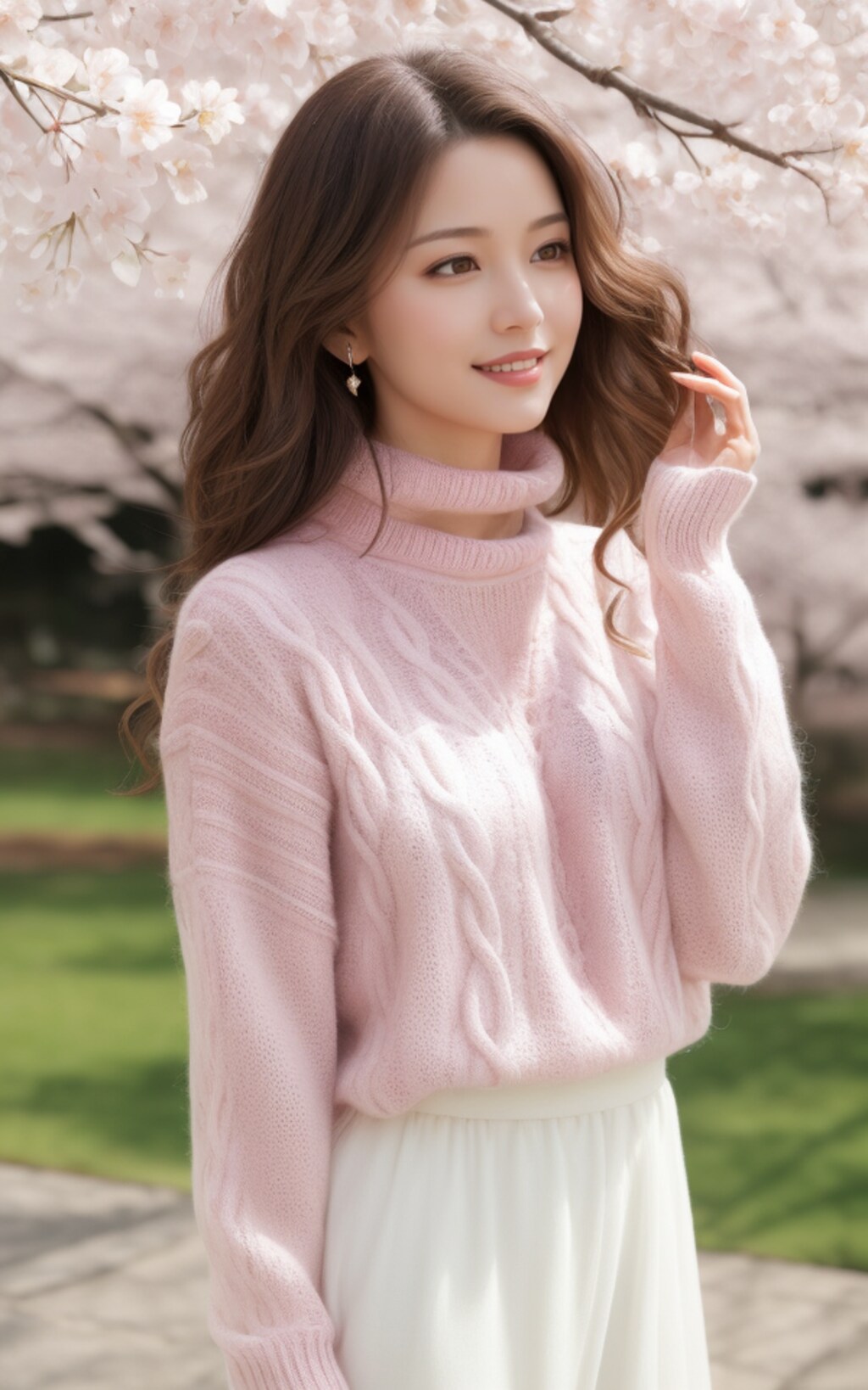 桜ポートレート