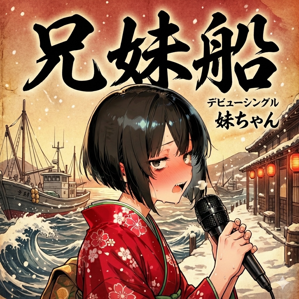 兄ちゃん・・演歌デビューなんてムリだよぅ・・・