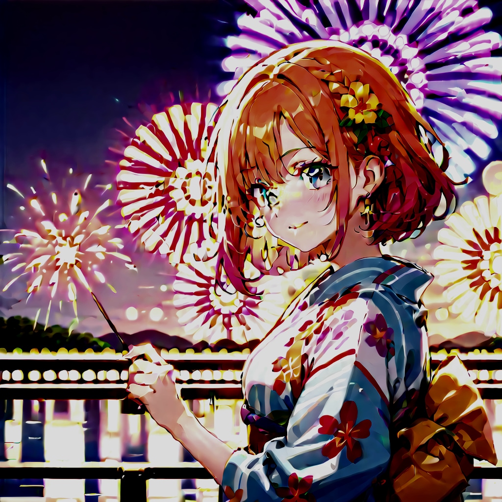 夏祭り　浴衣が汗臭い....(涙)