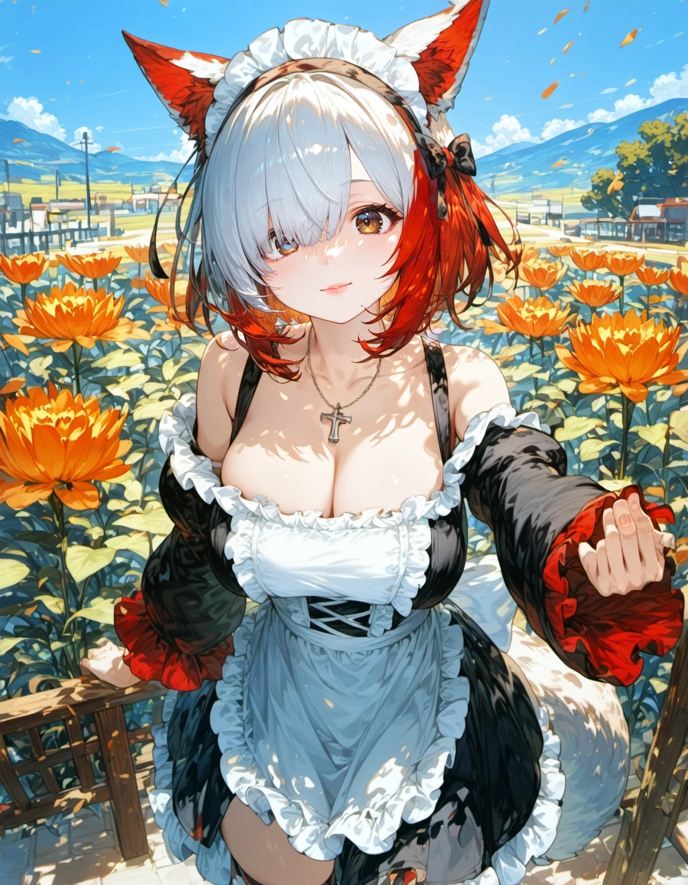 Sunflower Service | の人気AIイラスト・グラビア