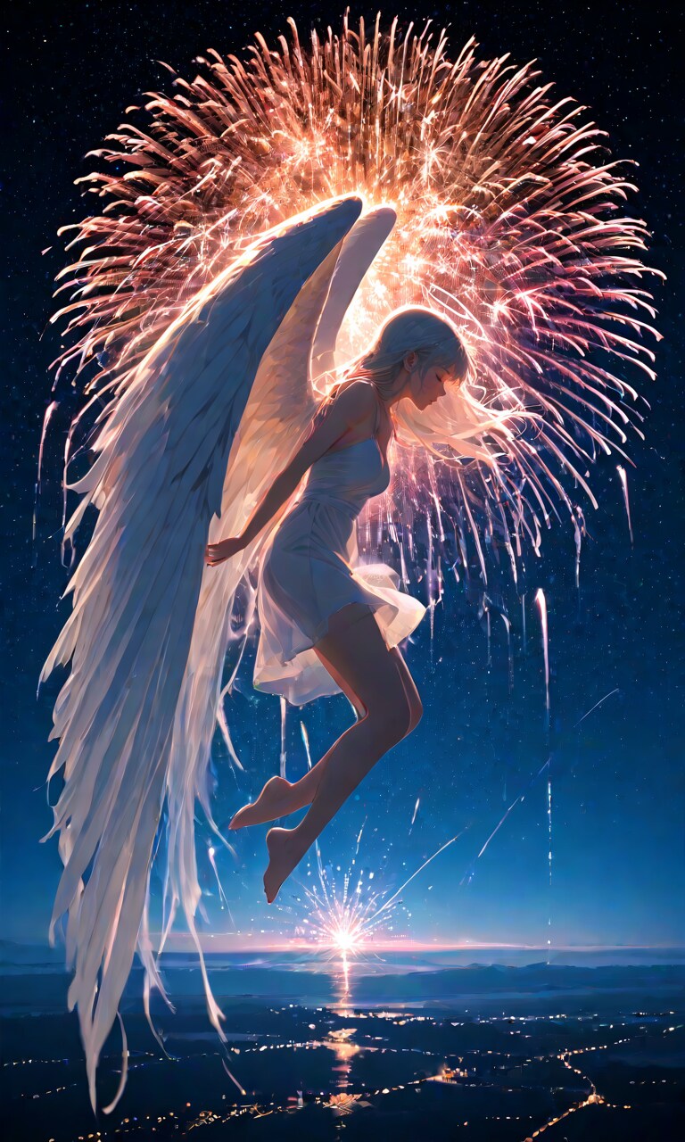 天使の夜 | の人気AIイラスト・グラビア