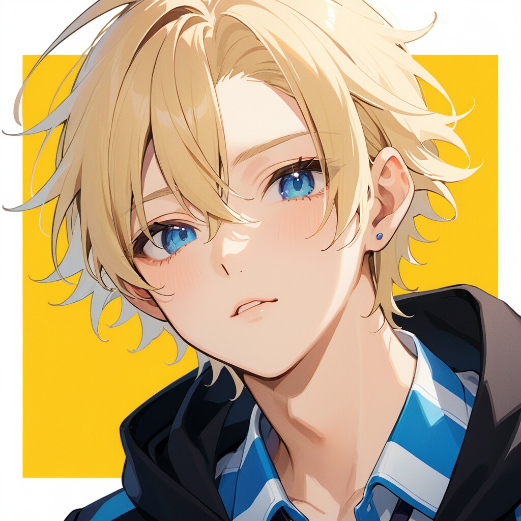 金髪男子 | の人気AIイラスト・グラビア