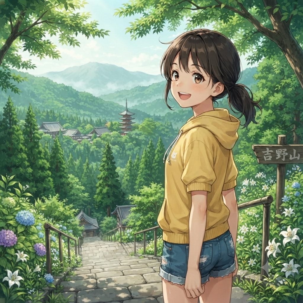 奈良県：吉野山（◯）