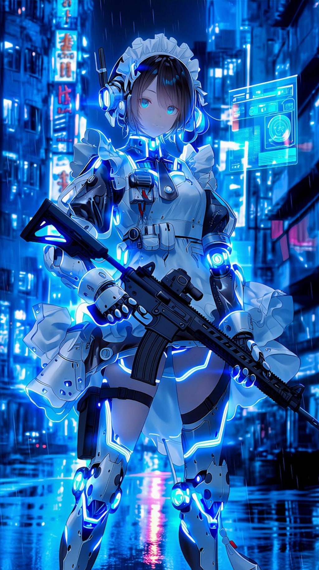 サイバーパンクメイド戦士