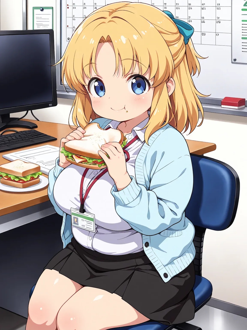 オフィスのまりあちゃん