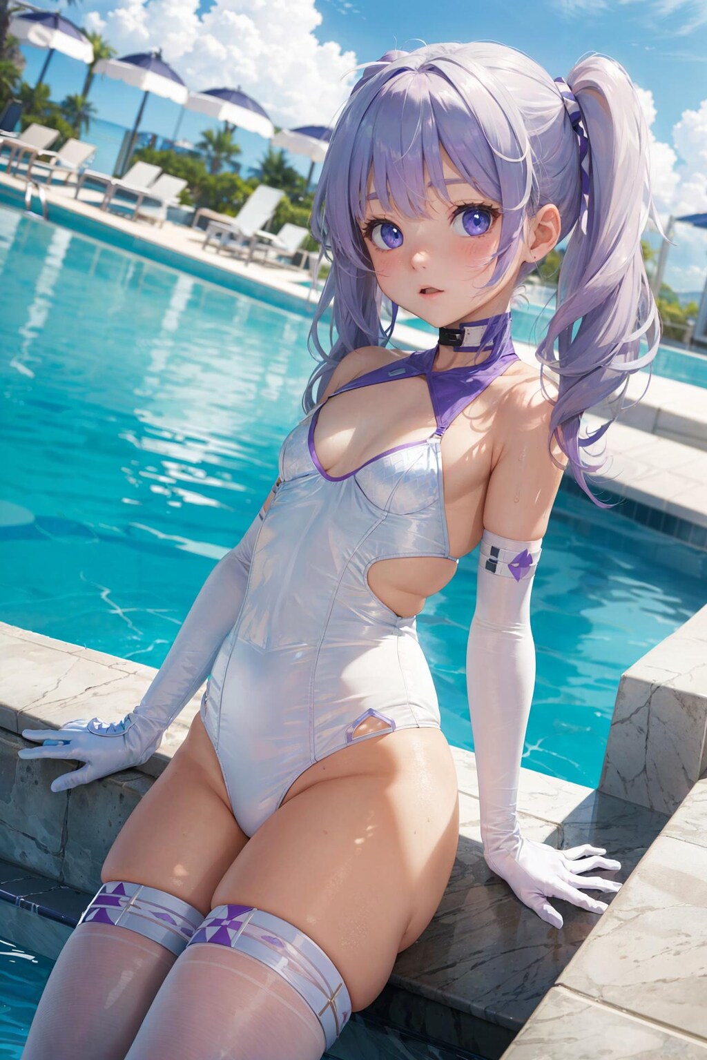 ロンググローブ描写テスト時の習作
