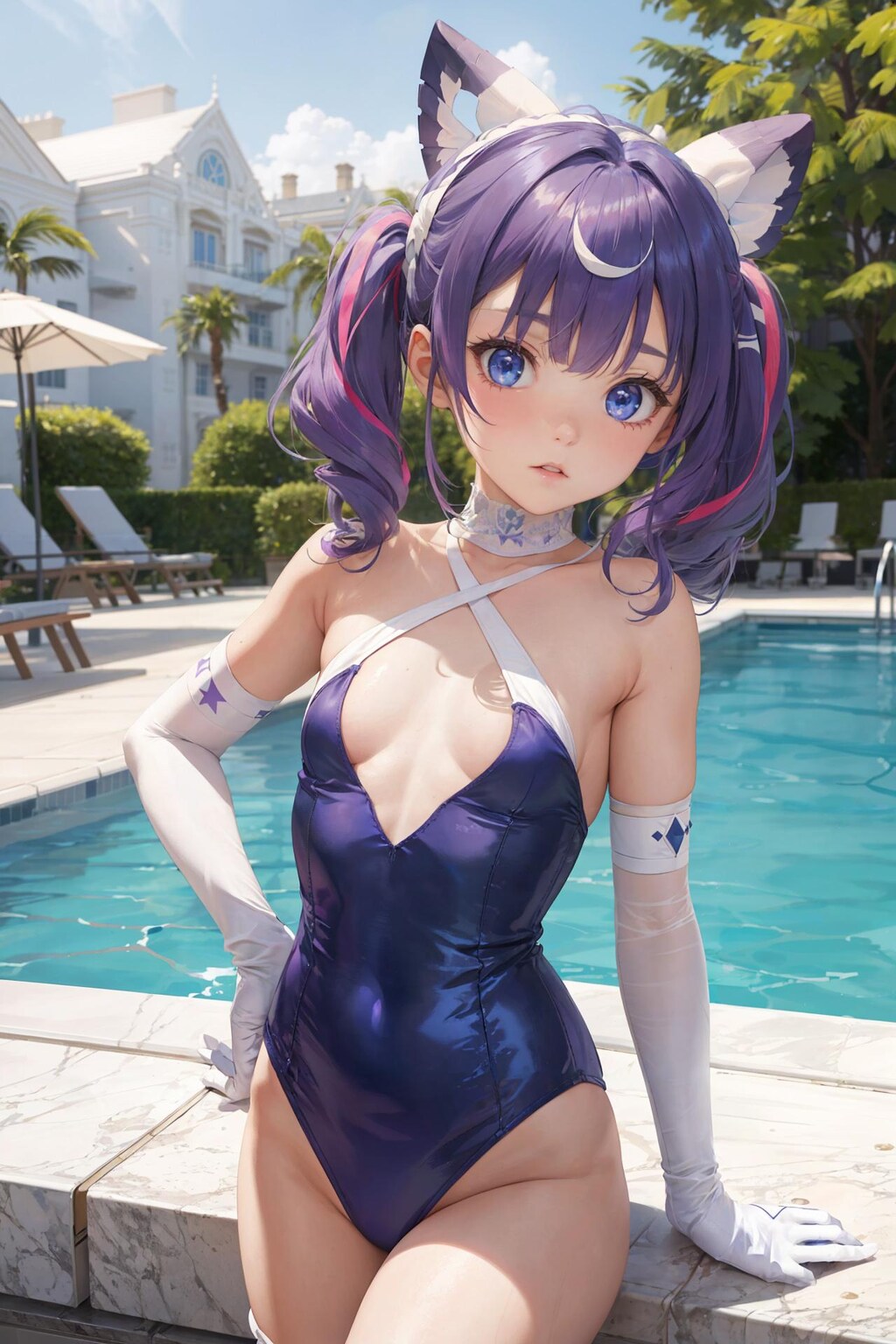 ロンググローブ描写テスト時の習作