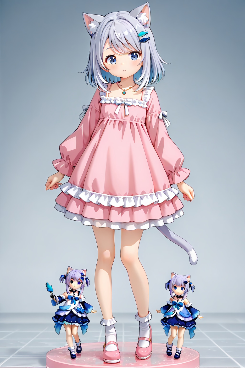 ネコ娘のヒメちゃん🐈✨１９　フィギュア | の人気AIイラスト・グラビア