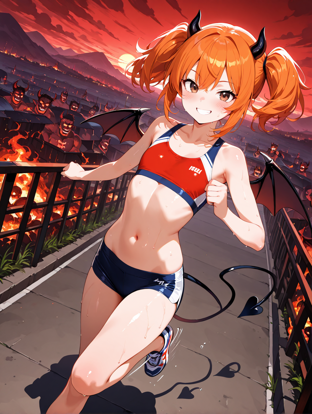 魔界陸上_地獄マラソン（Hell Marathon）