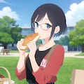 パンを食べるメガネ女子 おまけ 7枚目