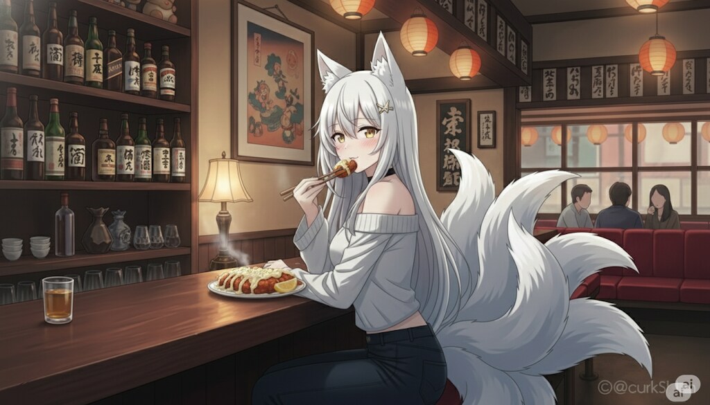 【狐独のグルメ】宮崎市・ニシタチのチキン南蛮 | の人気AIイラスト・グラビア