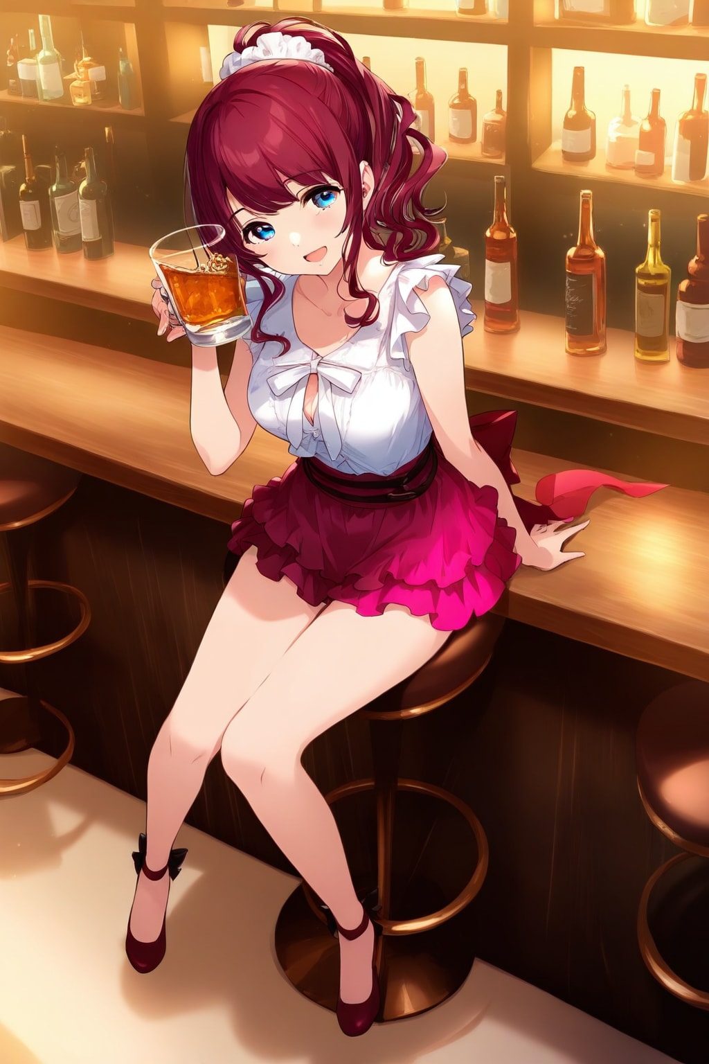 こっちで、いっしょに飲もうよ。