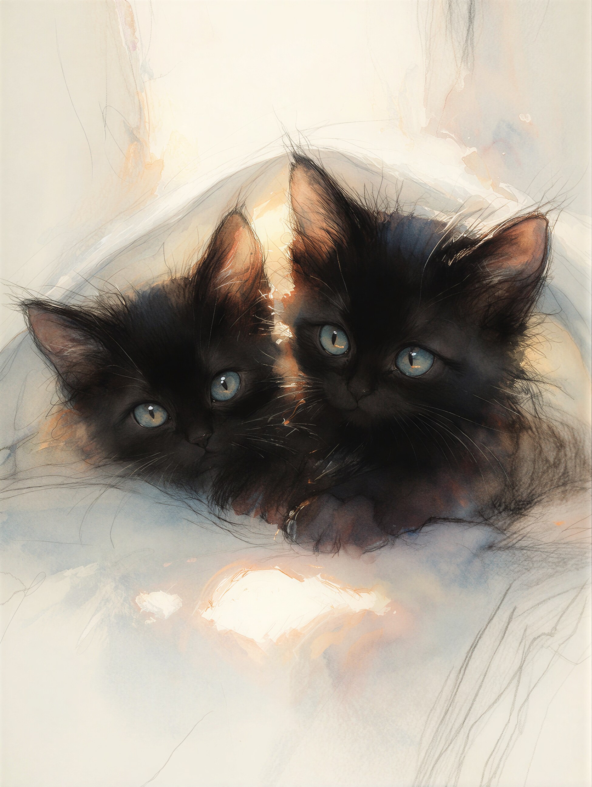 黒猫 | の人気AIイラスト・グラビア