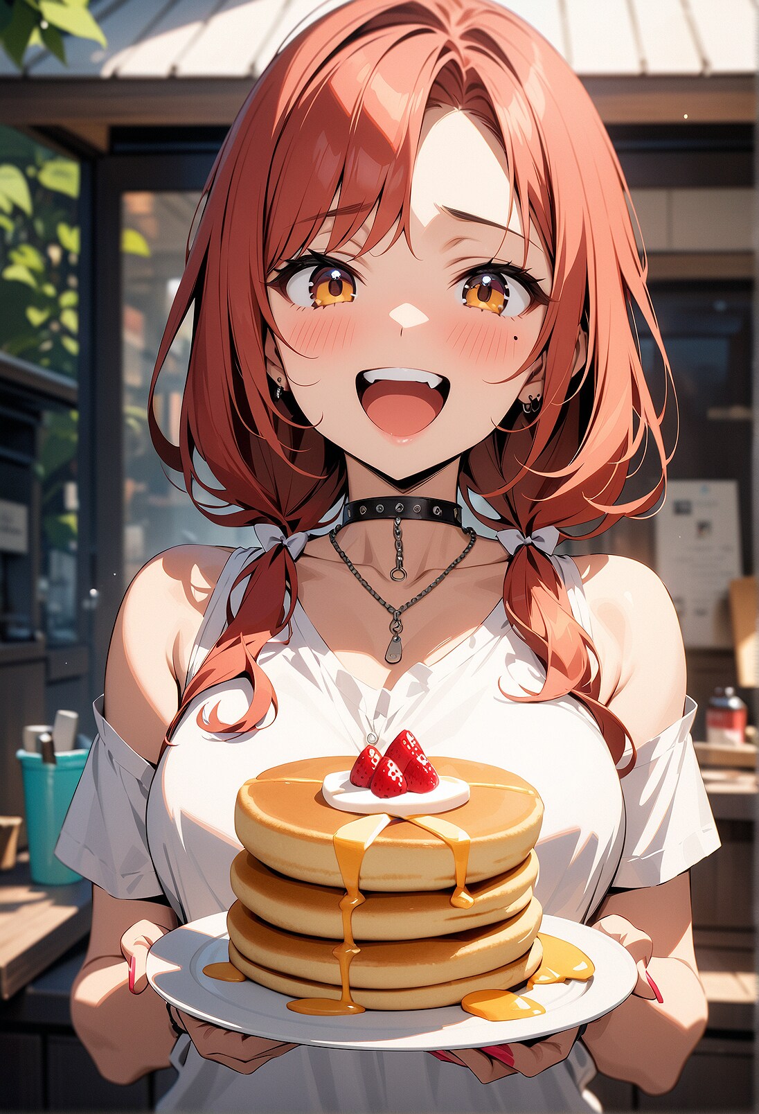 赤髪さん① | の人気AIイラスト・グラビア