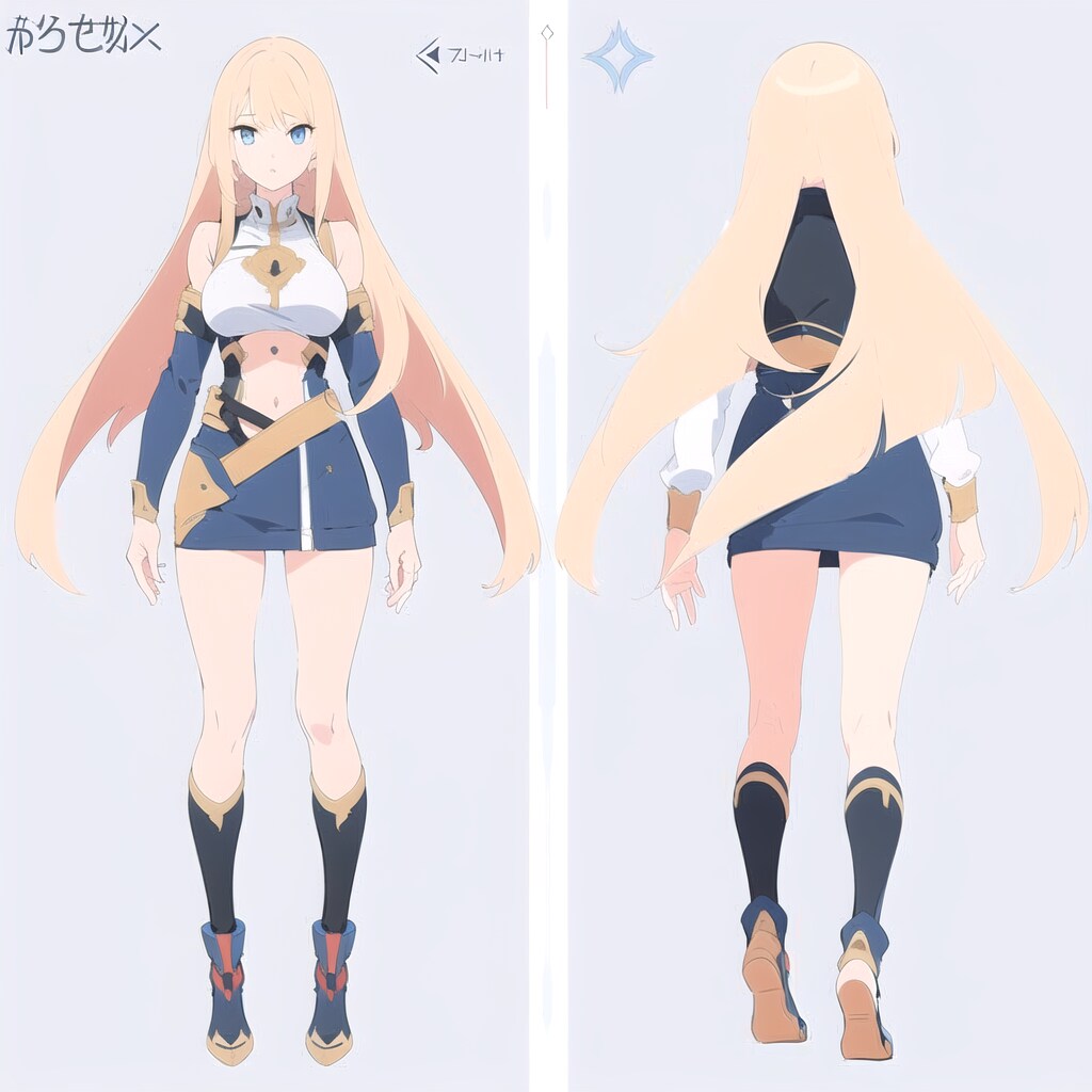 設定画　女の子