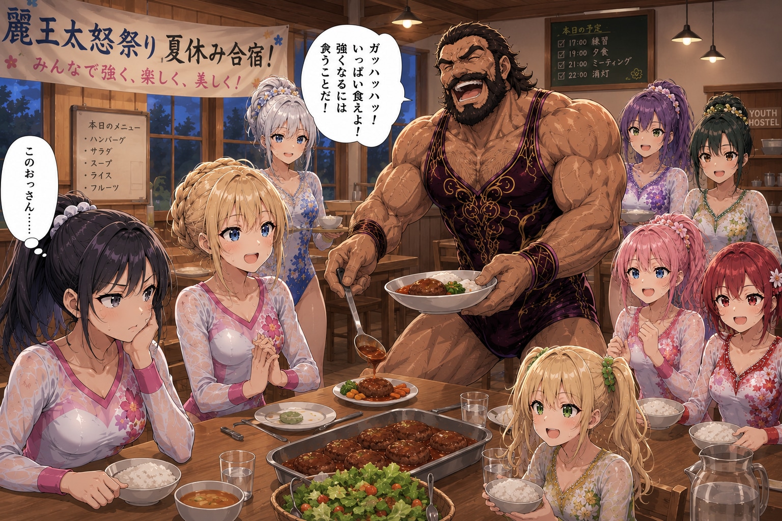 次の企画は「新体操部夏合宿！」