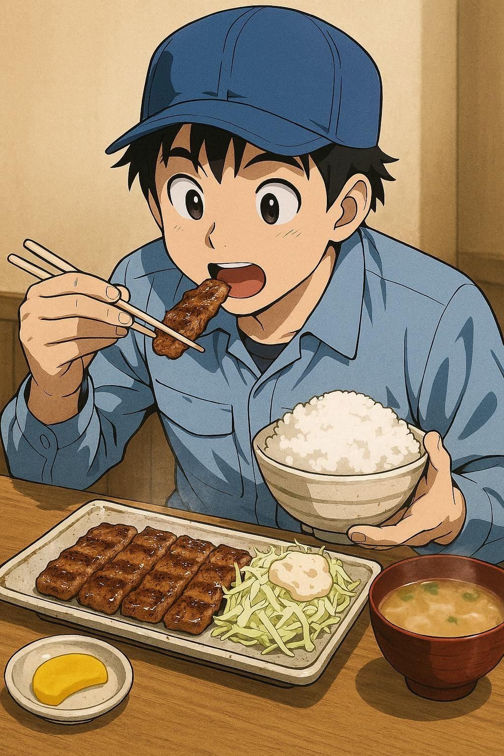 熊本で食べた焼肉定食