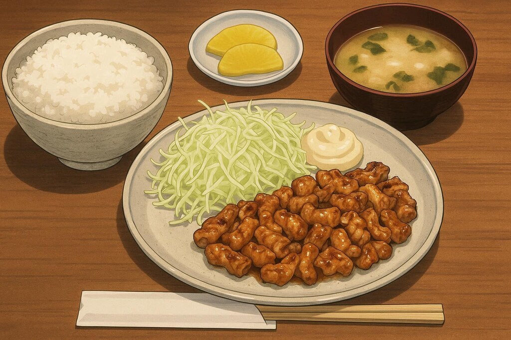 熊本で食べた焼肉定食