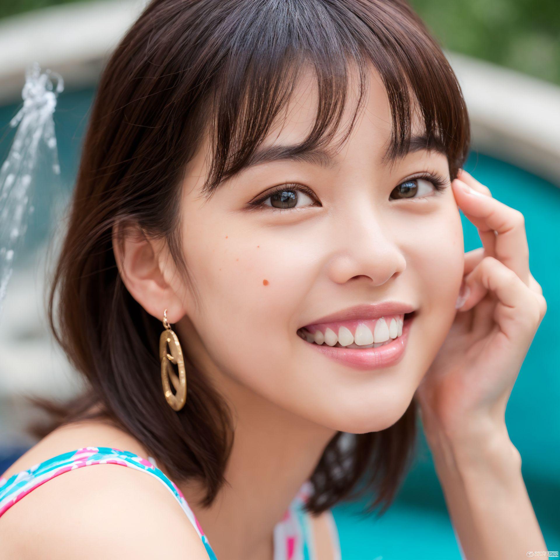 爽やかな１４歳の美少女