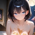 裸体に金粉を塗る葵さん 6枚目