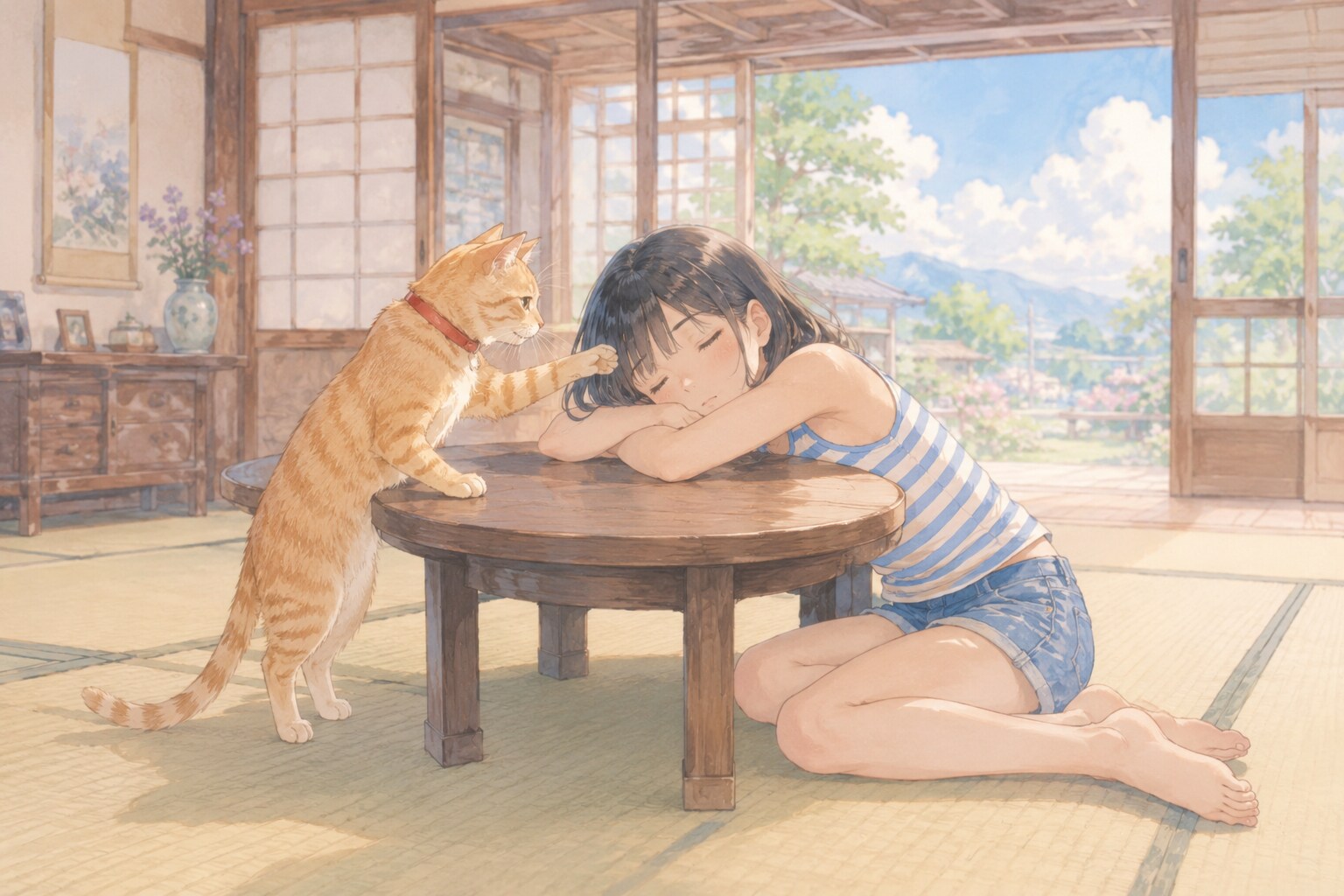 田舎の昼下がり | の人気AIイラスト・グラビア