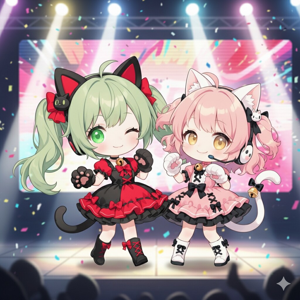 ハルネちゃんとニクキュ〜ズ✨
