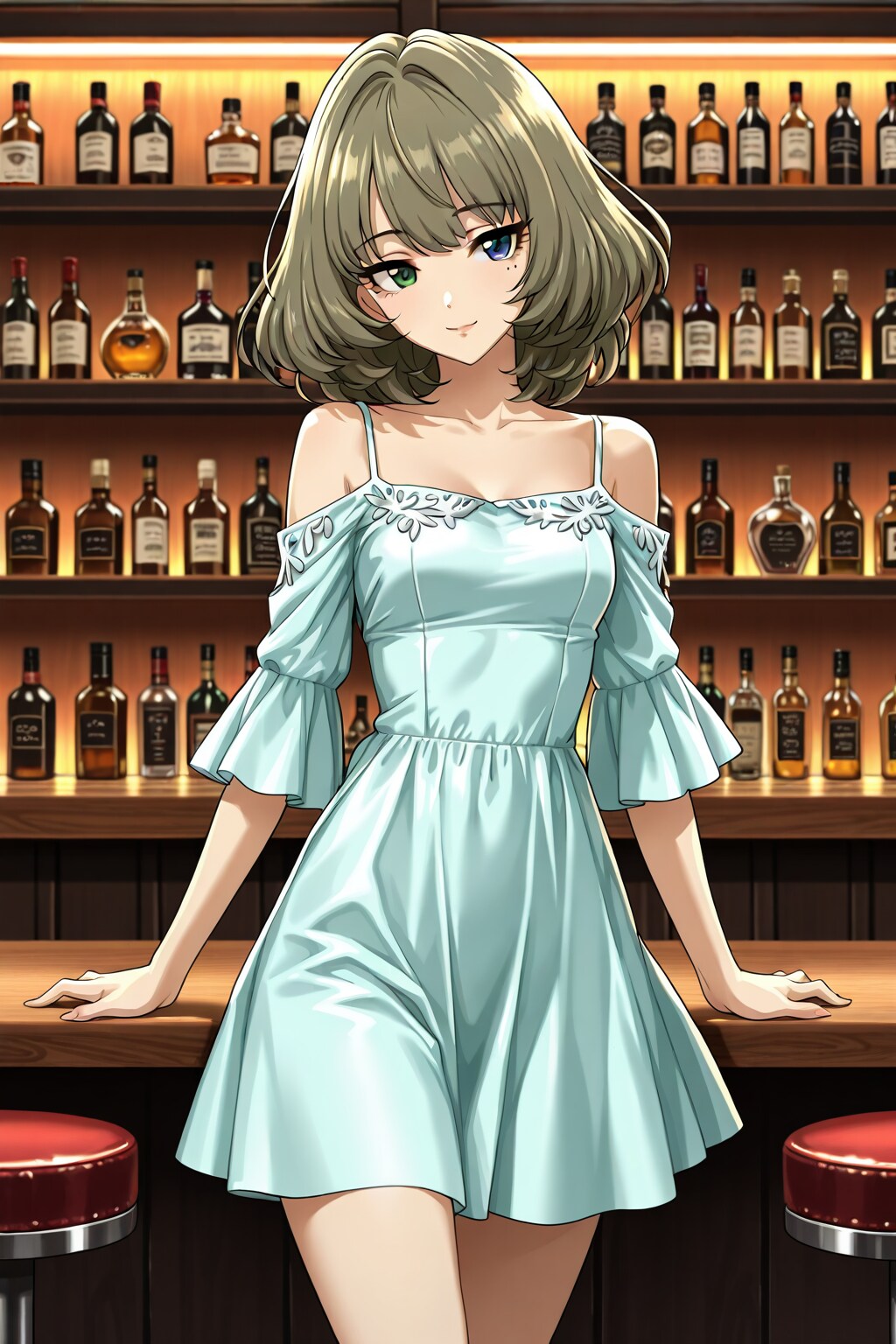#MOKA カクテルドレスを着た高垣楓 | の人気AIイラスト・グラビア