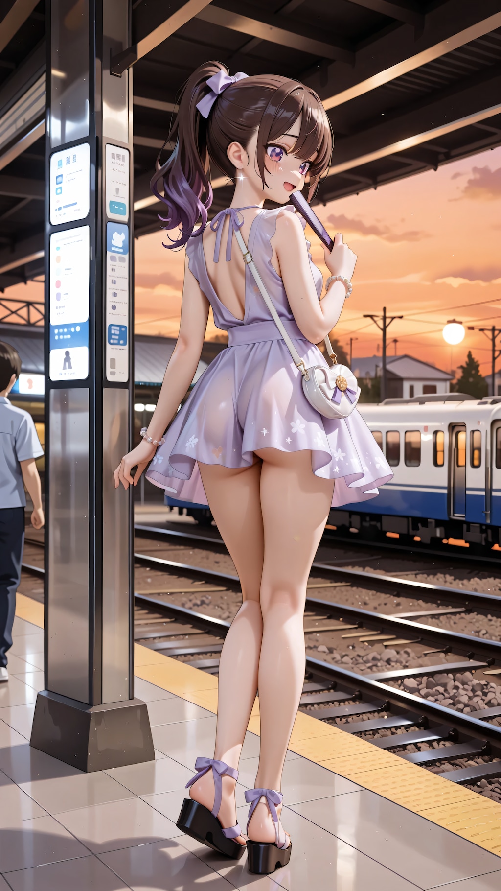 次の電車で…💓