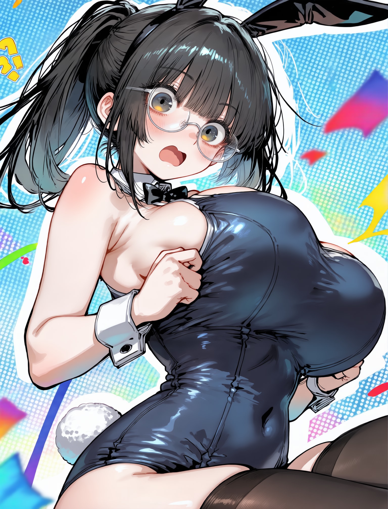 おっぱいスク水バニーちゃん