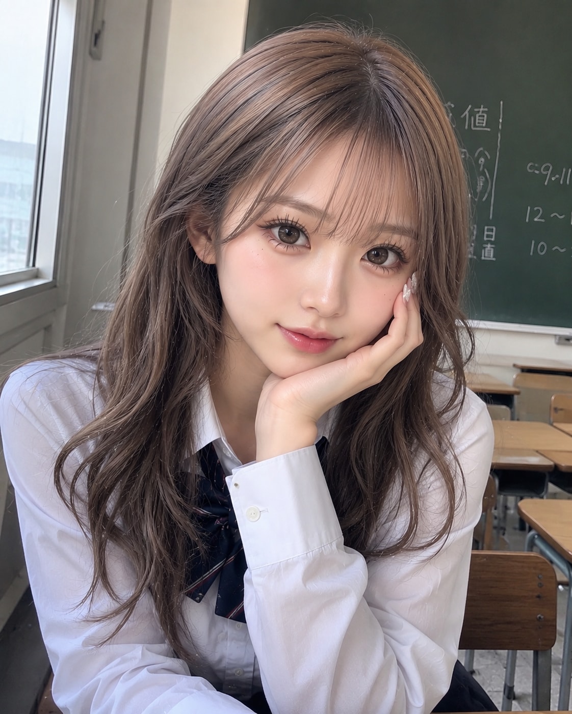 お昼の美人学生さん | の人気AIイラスト・グラビア