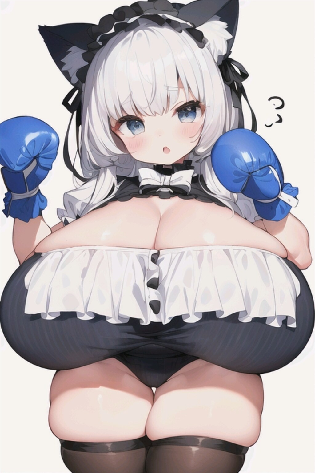 ロリ超乳猫耳ボクサーちゃん