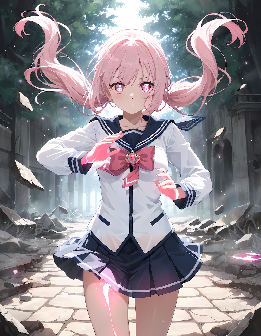 R18版 昔の魔法少女の変身シーン