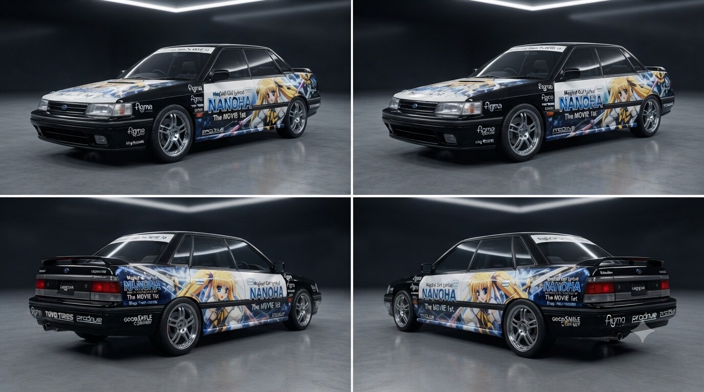 レガシィフェイトテスタロッサ痛車