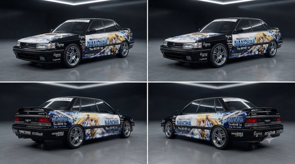 レガシィフェイトテスタロッサ痛車