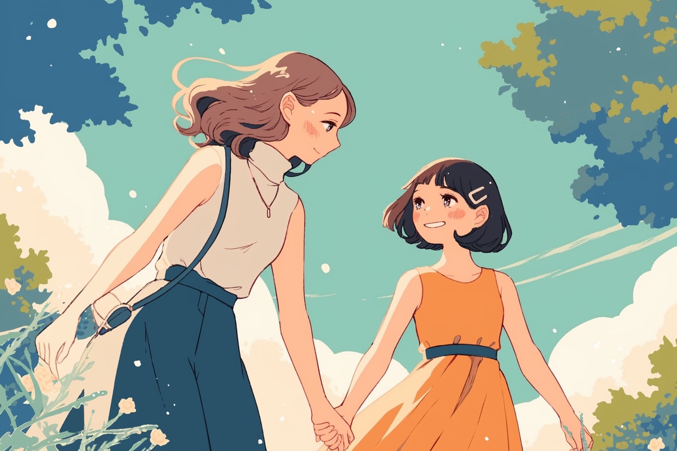 母と娘431 | の人気AIイラスト・グラビア