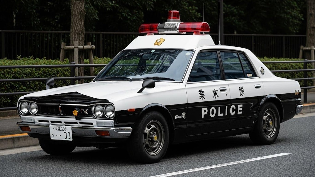 スカイラインセダンパトロールカー