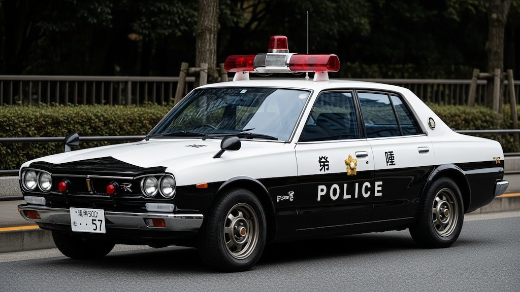 スカイラインセダンパトロールカー