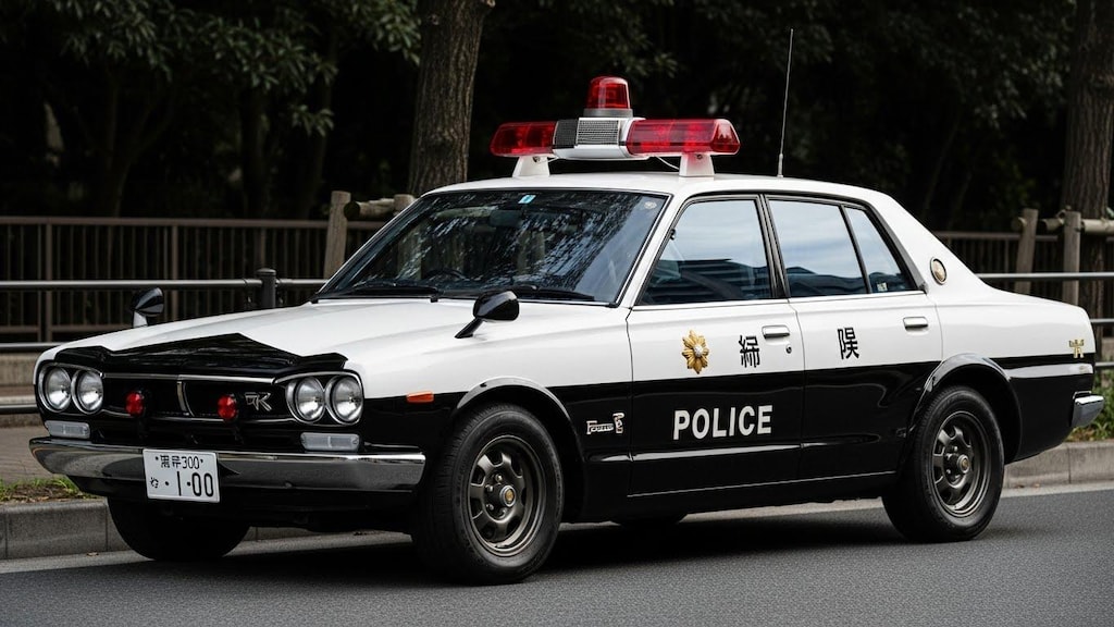 スカイラインセダンパトロールカー