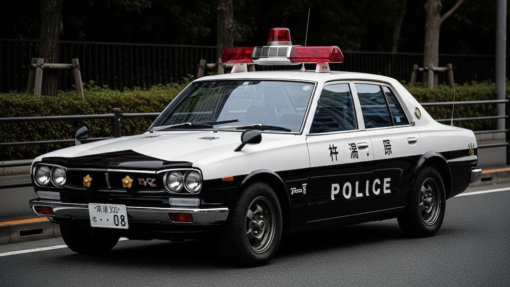スカイラインセダンパトロールカー